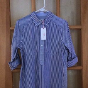 Vineyard Vines Shirt Dress Size 8 New with Tag